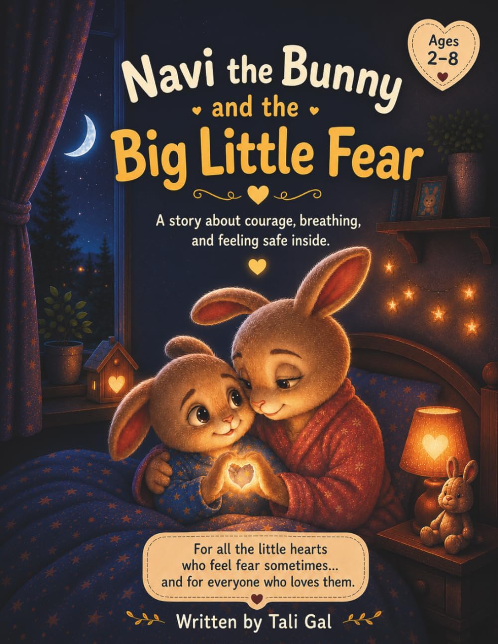 Cover of Navi the Bunny and the Big Little Fear by Tali Gal